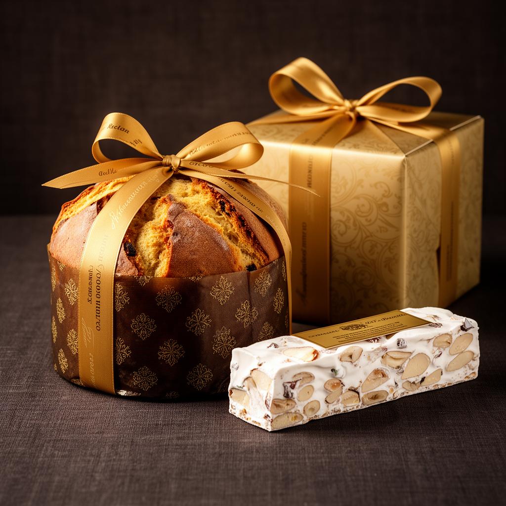 Panettoni, colombe, torroni